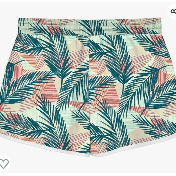 BesserBayTropical Leaves Boardshorts with Drawstring Waist Size XXL - Picture 3 of 12